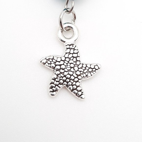 Starfish Agate Sunstone Amazonite Chakra Gemstone Keychain Handmade Accessory - Picture 5 of 8